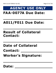 Form FAA-1111A-XLP Participant Statement Verification Worksheet (Extra Large Print) - Arizona, Page 32