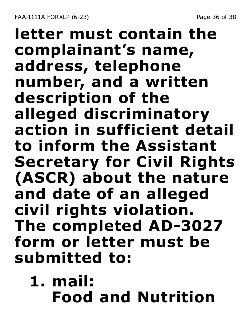 Form FAA-1111A-XLP Participant Statement Verification Worksheet (Extra Large Print) - Arizona, Page 36