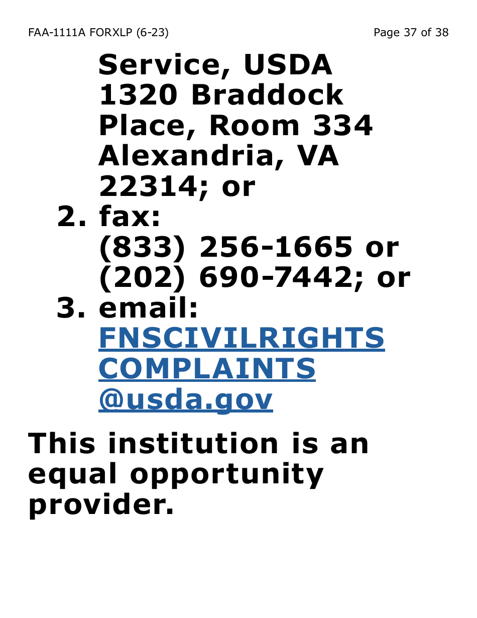 Form FAA-1111A-XLP Participant Statement Verification Worksheet (Extra Large Print) - Arizona, Page 37