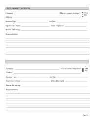 Application for Employment - Franklin County, Ohio, Page 4