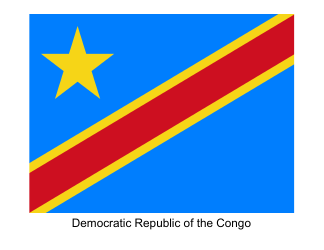 Document preview: Democratic Republic of the Congo Flag Template