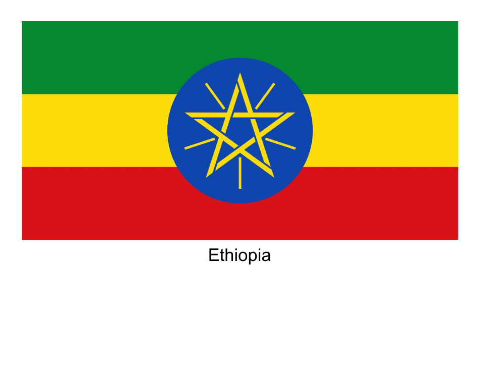 Ethiopia Flag Template - All About an Ethiopian Flag