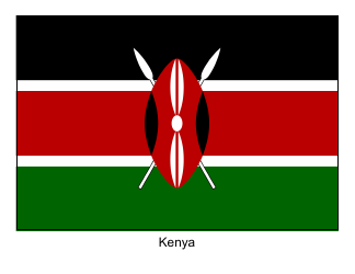 Kenya Flag Template Download Printable PDF | Templateroller