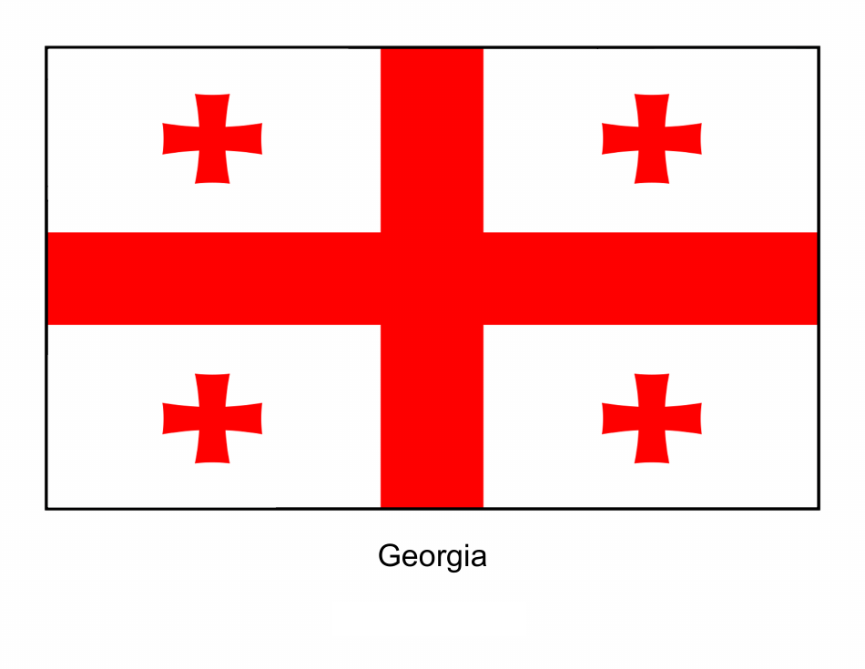 Georgia Flag Template - Download Free and Easy-to-Use Forms