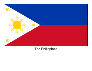 Document preview: The Philippines Flag Template