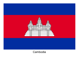 Cambodia Flag Template Download Printable PDF | Templateroller