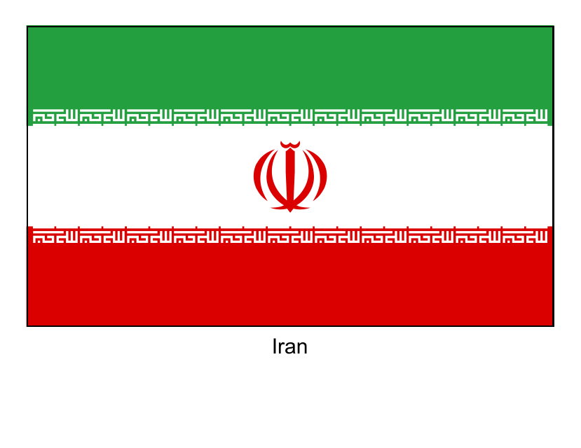 Iran Flag Template Preview - Templateroller.com