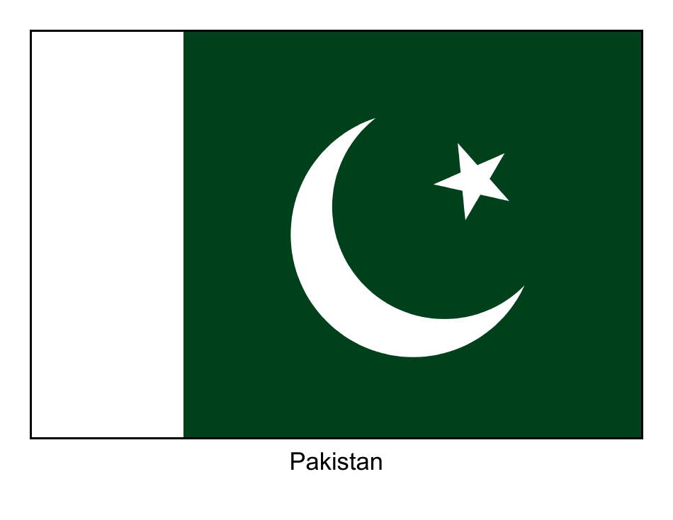 Pakistan Flag Template – Preview Image