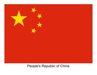 Document preview: People's Republic of China Flag Template