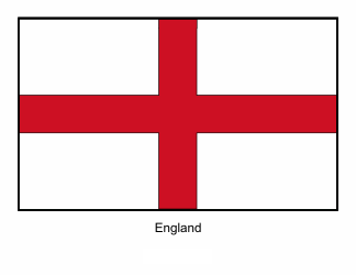 England Flag Template Download Printable PDF | Templateroller