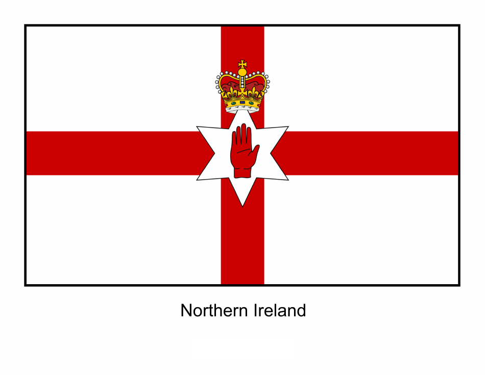 Northern Ireland Flag Templates