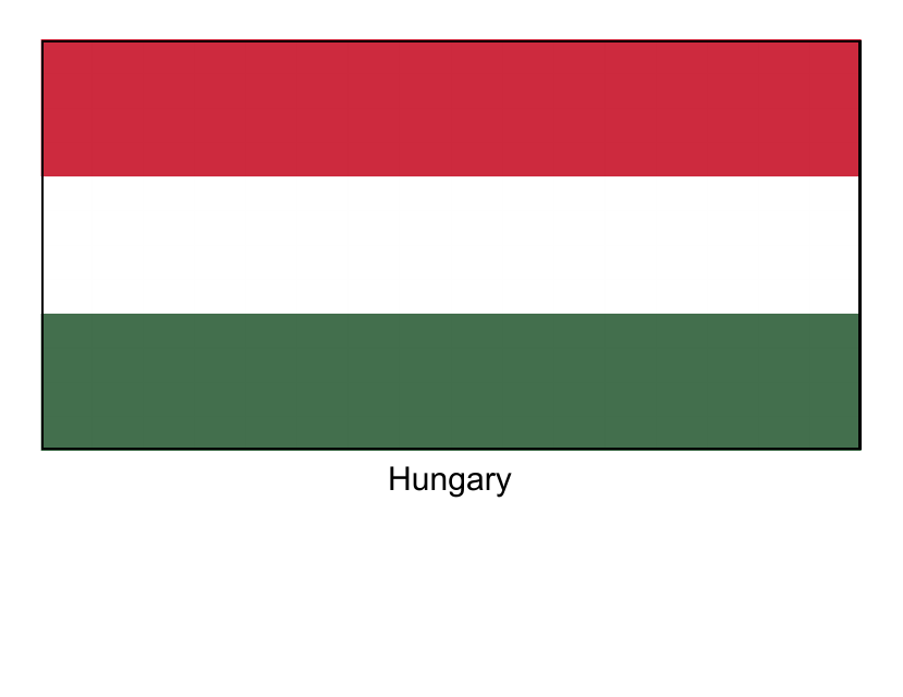 Hungary Flag Template - Preview Image