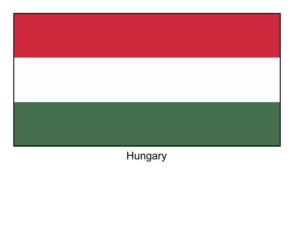 Hungary Flag Template - Preview Image