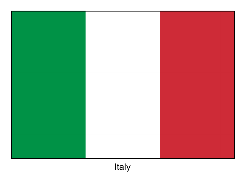 Italy Flag Template
