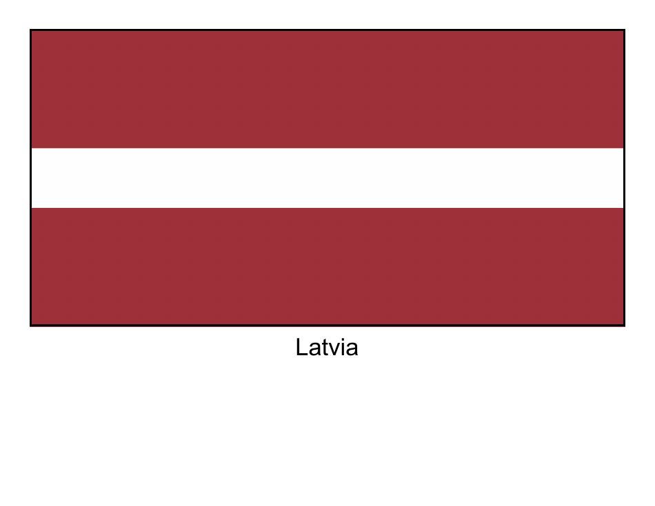 Latvia Flag Template image preview