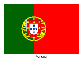 Document preview: Portugal Flag Template