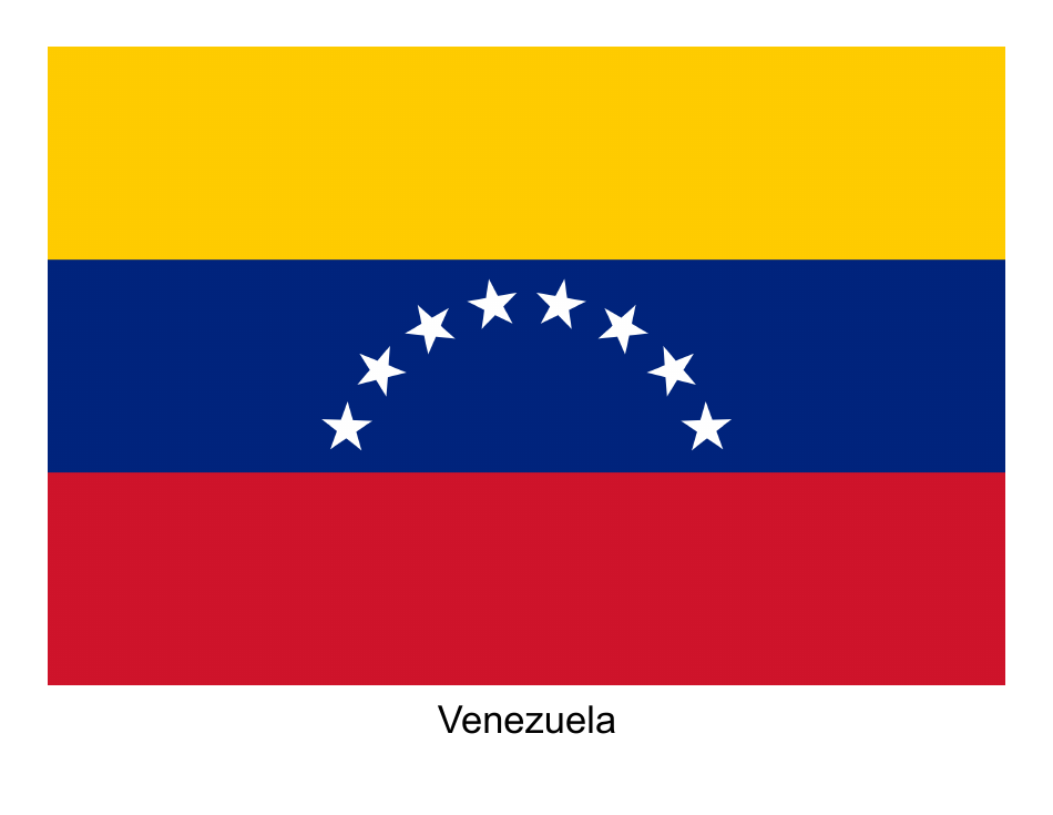 Venezuela Flag Template, Page 1