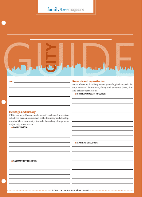 City Guide Book Template Preview