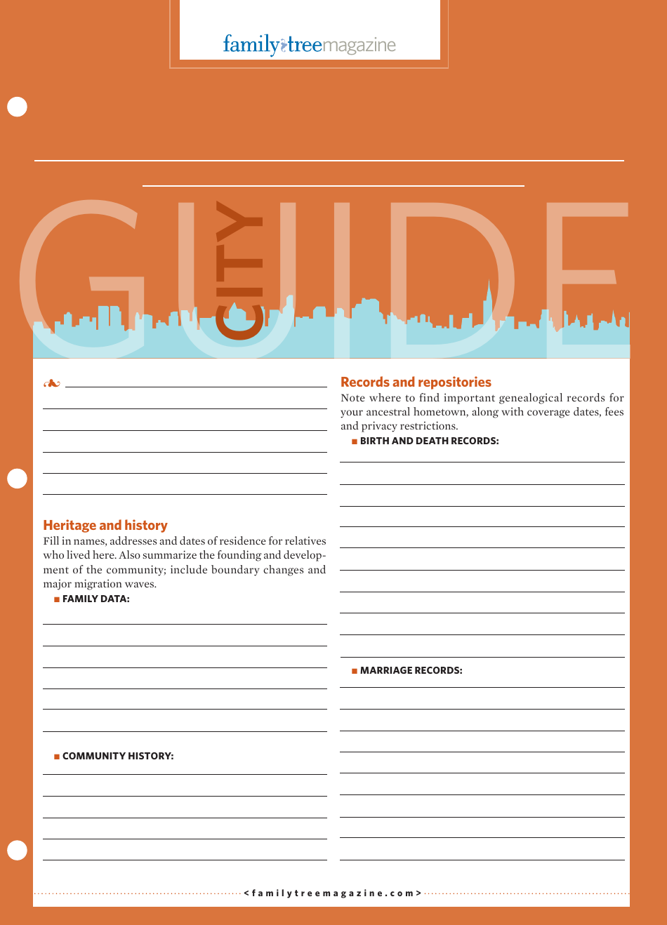 City Guide Book Template Preview