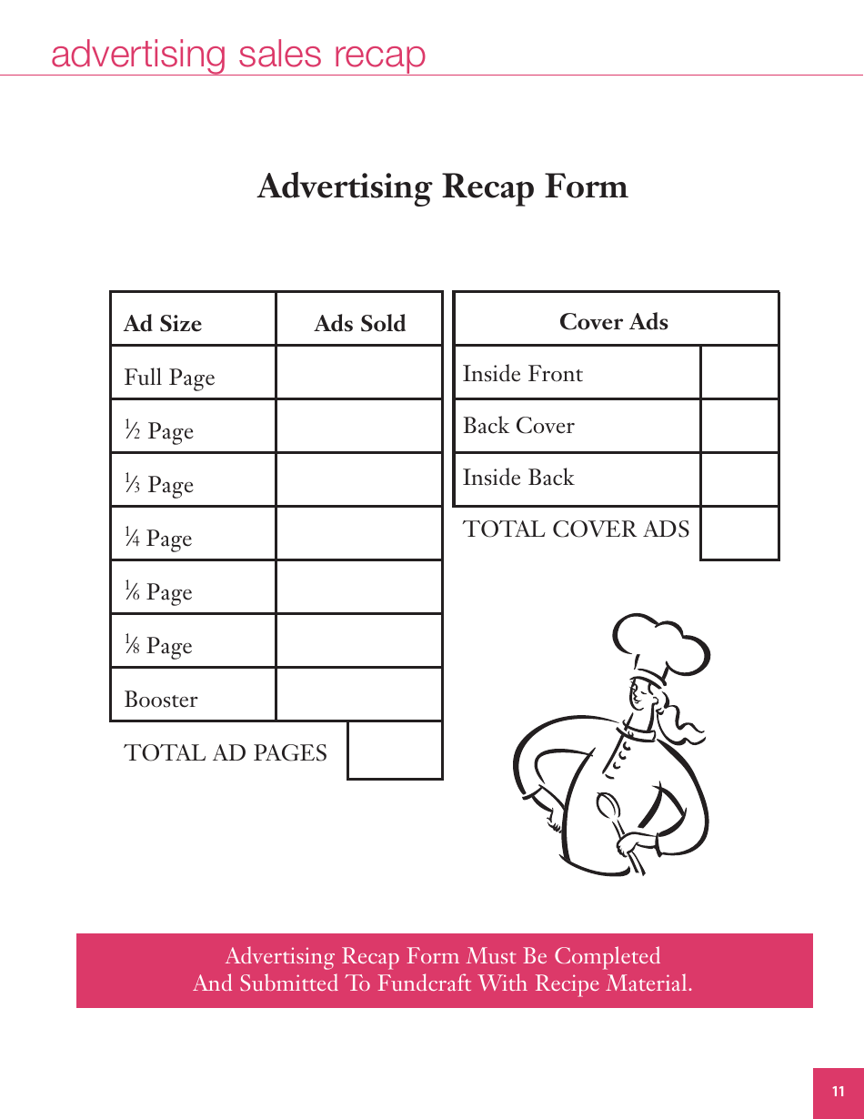 Community Cookbook Templates, Page 12