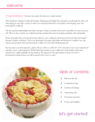 Community Cookbook Templates, Page 2