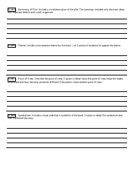 Book Report Planning Form - Powerpoint Presentation, Page 2