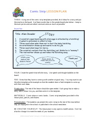 Comic Strip Lesson Plan - Advanced Teacher Training, Page 2