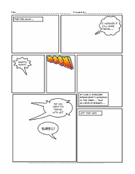 Comic Strip Lesson Plan - Advanced Teacher Training, Page 5