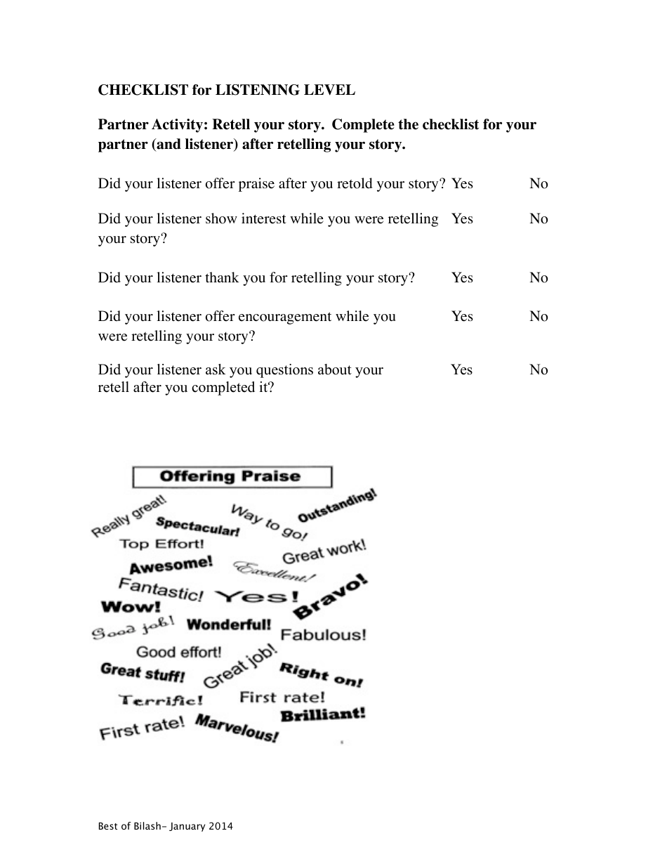 Reading and Retell Templates, Page 20