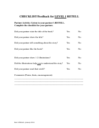 Reading and Retell Templates, Page 3