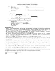 Document preview: Comic Book Illustration Contract Template