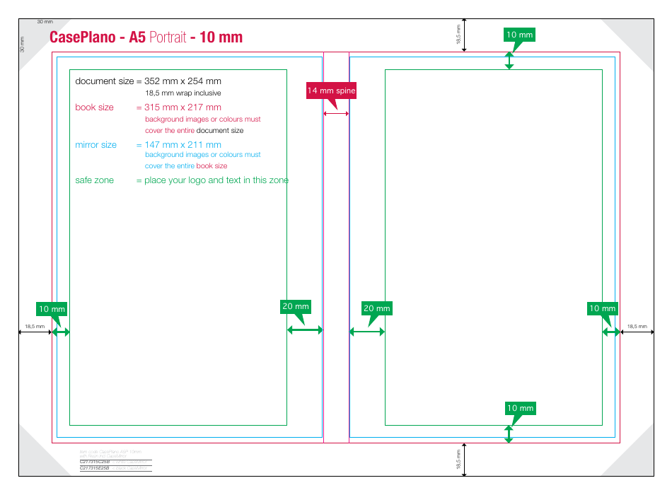 Caseplano Photobook Templates, Page 11