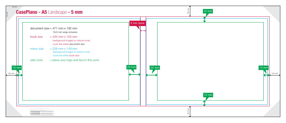 Caseplano Photobook Templates, Page 13