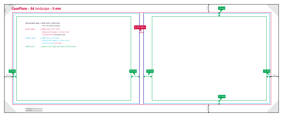 Caseplano Photobook Templates, Page 19