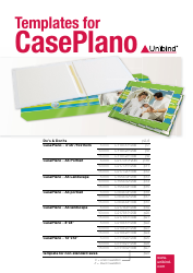 Caseplano Photobook Templates