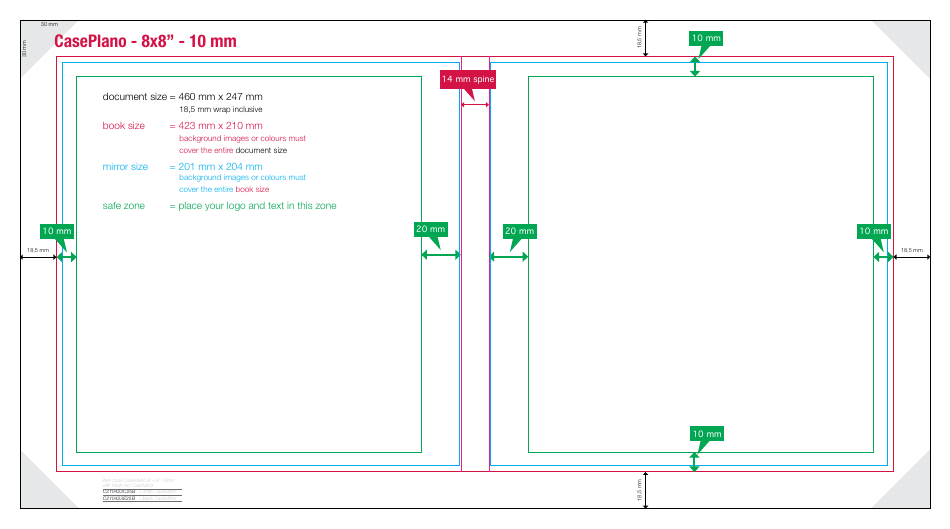 Caseplano Photobook Templates, Page 23