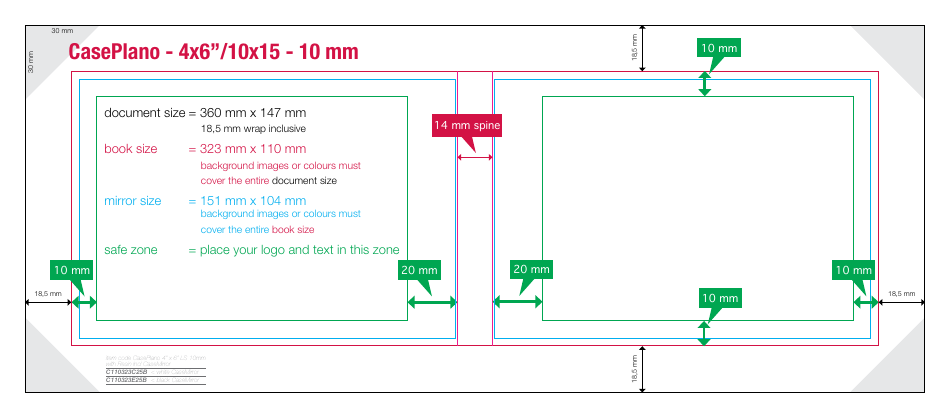 Caseplano Photobook Templates, Page 8