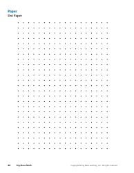 Document preview: Dot Paper - Big Ideas Learning