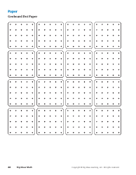 Document preview: Geoboard Dot Paper Templates