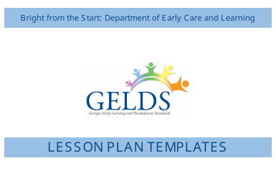 Document preview: Lesson Plan Templates - Georgia (United States)