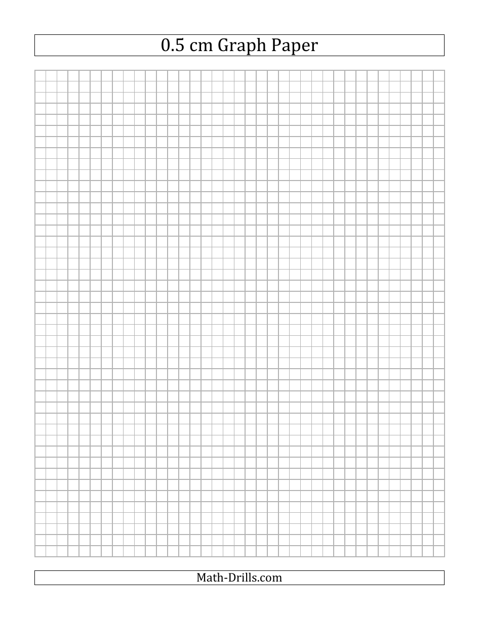 0.5cm Graph Paper Template Download Printable PDF | Templateroller