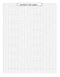 Document preview: Isometric Dot Paper - Black