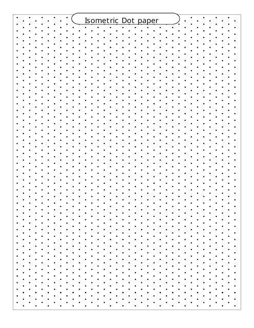 Isometric Dot Paper - Black