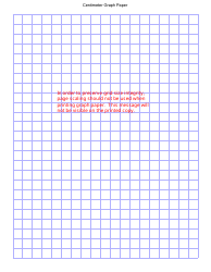 Document preview: Centimeter Graph Paper
