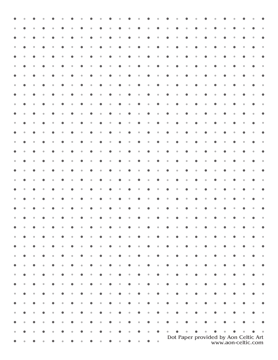 Dot Paper for Drawing, Page 1
