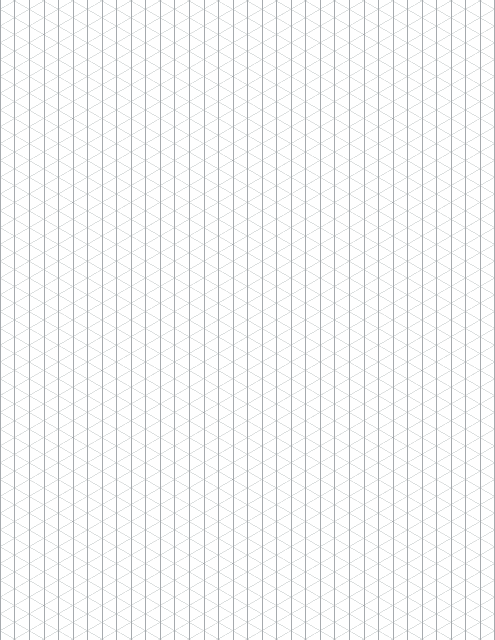 Isometric Triangular Grid Paper - Two Pages