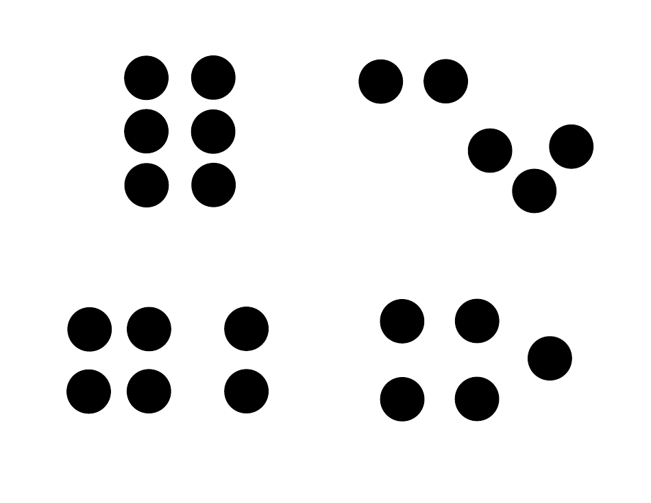 Dot Pattern / Ten Frame / Mathrack Card Templates, Page 5