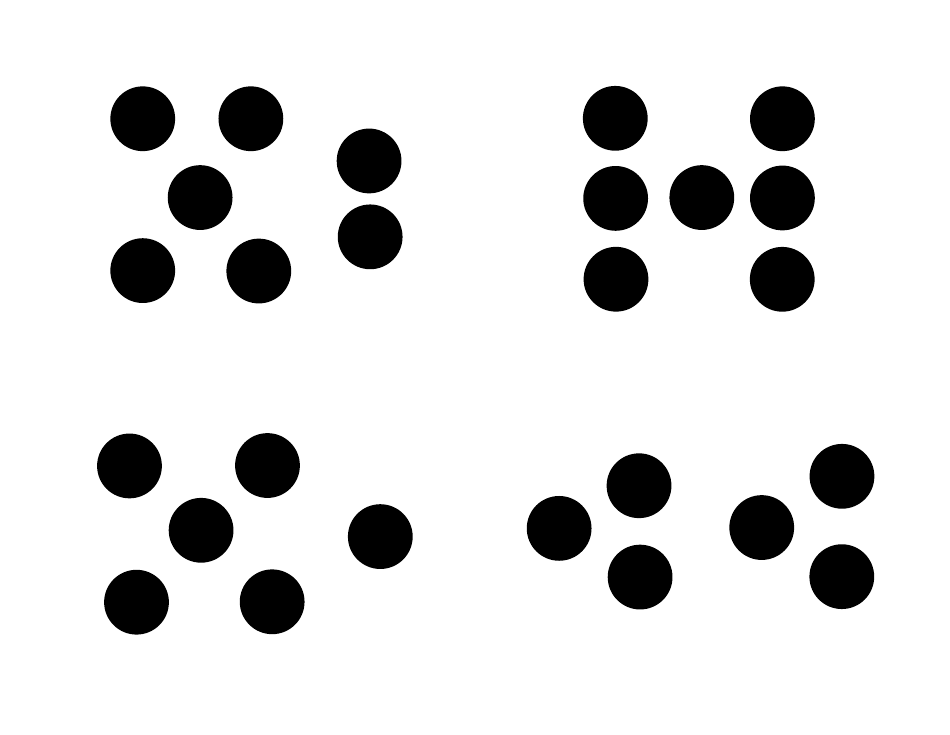Dot Pattern / Ten Frame / Mathrack Card Templates, Page 6