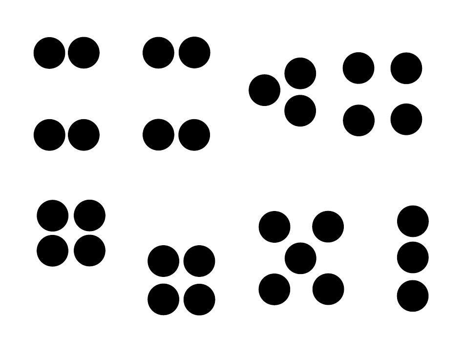 Dot Pattern / Ten Frame / Mathrack Card Templates, Page 7