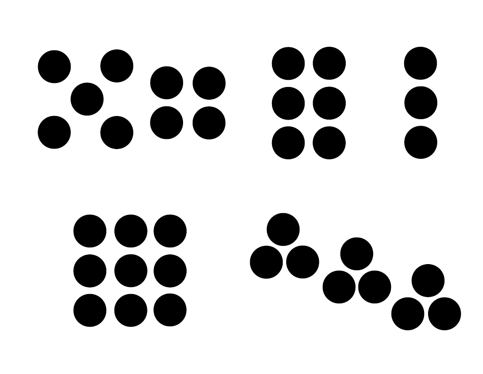 Dot Pattern / Ten Frame / Mathrack Card Templates, Page 8